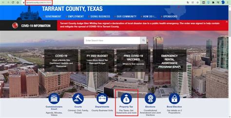 tarrant county government website.